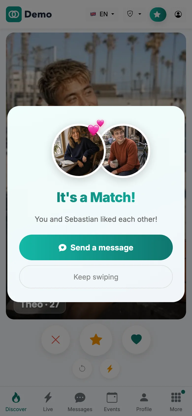 It's a match