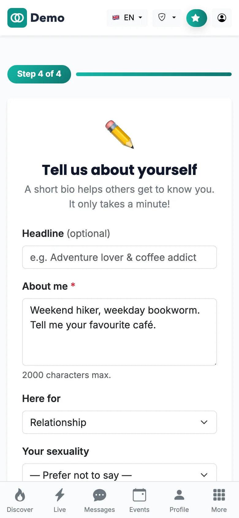 Guided onboarding
